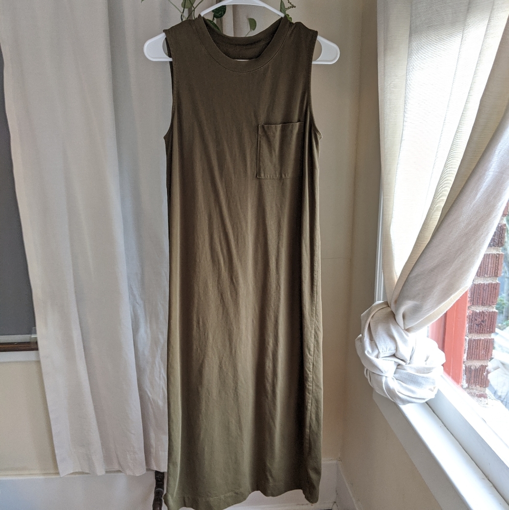 Everlane muscle tank dress in cotton
